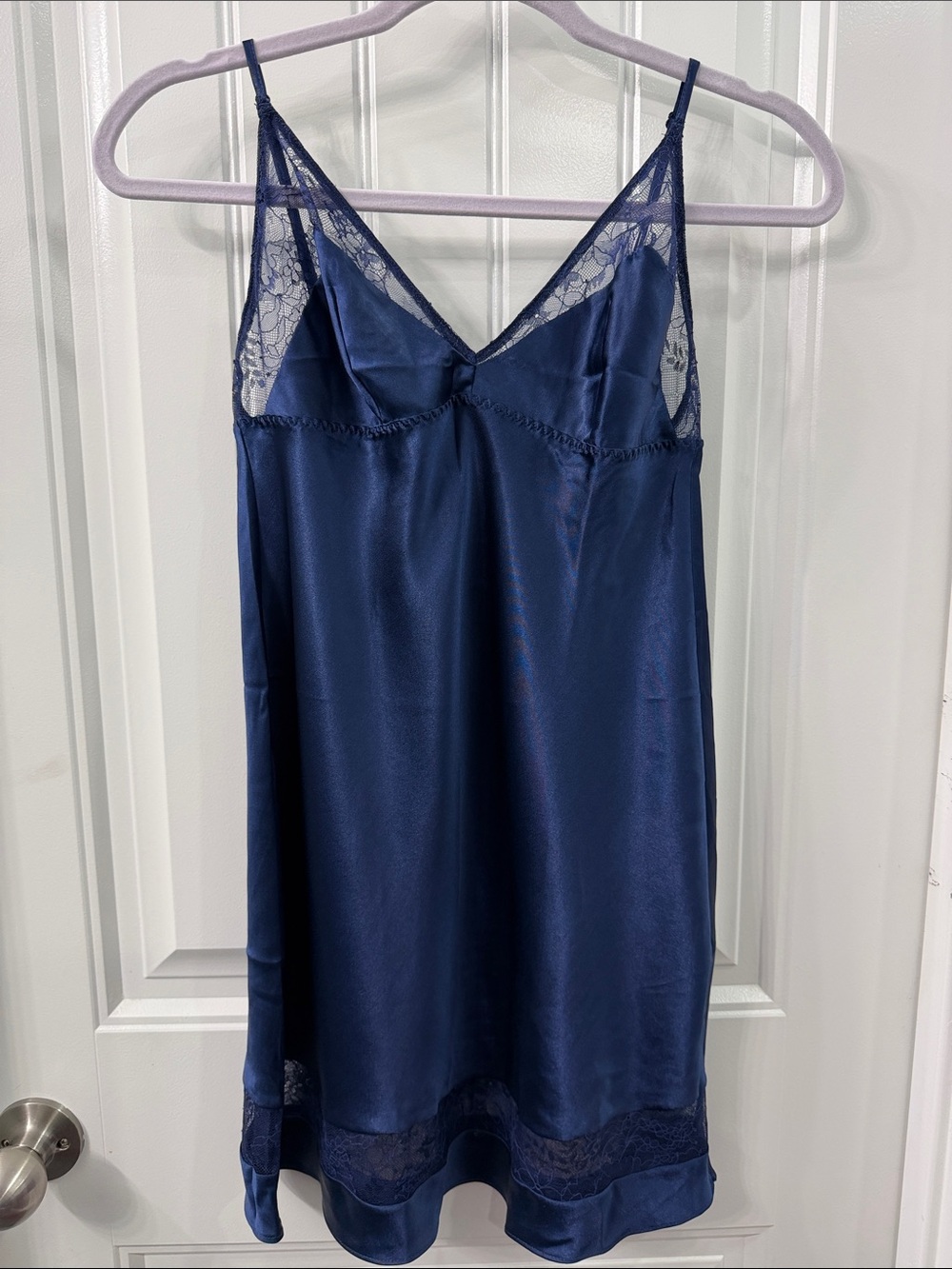 NWT Victoria’s Secret Satin Lace-Trim Slip